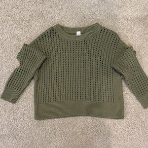Old Navy Olive Women's Crew Neck Sweater